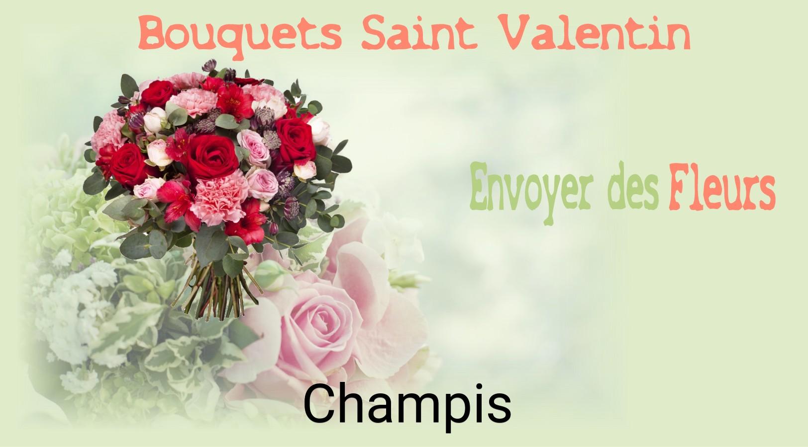 Roses de Saint-Valentin livrées à Champis